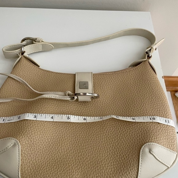 Kem white/beige similar to Chloe shoulder bag made in Italy - Picture 4 of 8